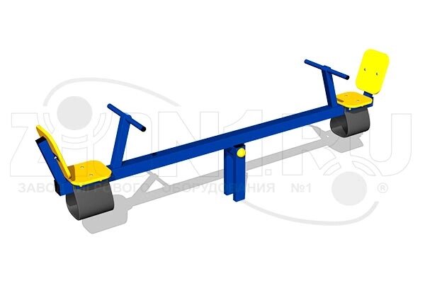 Оборудование для детских площадок АО ЗИОН1 КЧ055 Качалка-балансир «Сток» от компании ДетямЮга - фото 1