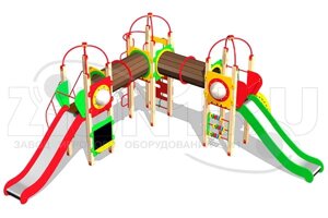 Оборудование для детских площадок АО ЗИОН1 КД009 Детский игровой комплекс «Черный носорог»