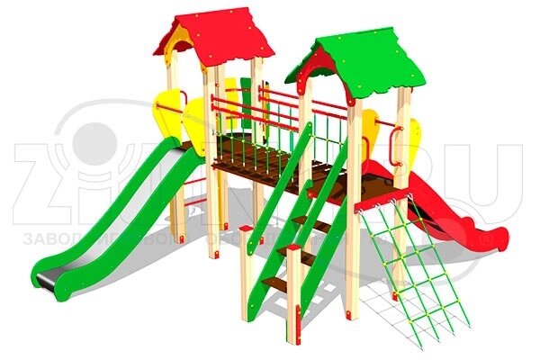 Оборудование для детских площадок АО ЗИОН1 КД052 Детский игровой комплекс «Мечта» от компании ДетямЮга - фото 1
