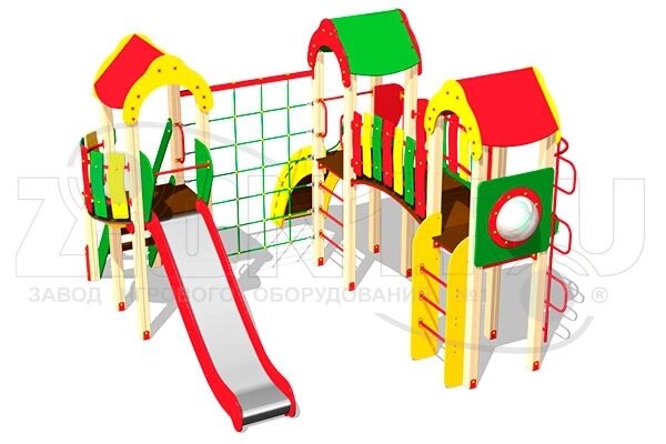 Оборудование для детских площадок АО ЗИОН1 КД054 Детский игровой комплекс «Выдумка» от компании ДетямЮга - фото 1