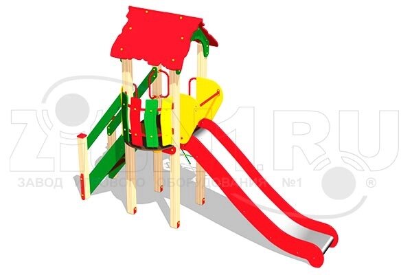 Оборудование для детских площадок АО ЗИОН1 КД055 Детский игровой комплекс «Причуда» от компании ДетямЮга - фото 1