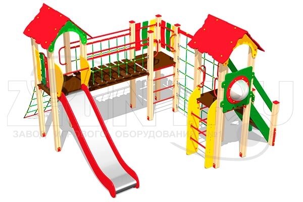 Оборудование для детских площадок АО ЗИОН1 КД123 Детский игровой комплес «Джейран» от компании ДетямЮга - фото 1