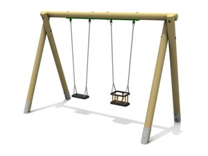 Качели для детской площадки City Eco №5 4100х2400х2700
