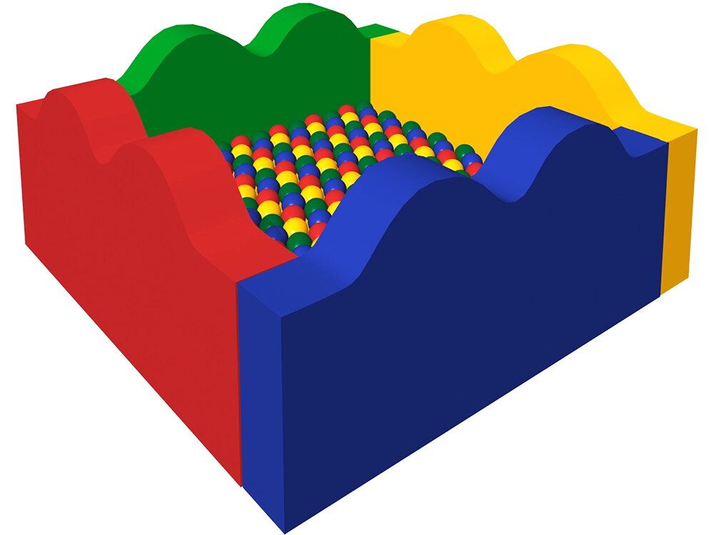 Сухой бассейн с шариками Волна (300 шариков в комплекте) - характеристики