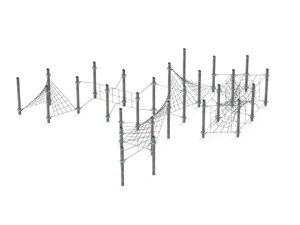 Детская игровая площадка из армированного каната, 370.041