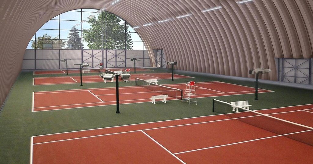 Теннис: товары для оснащения теннисных залов и кортов - преимущества