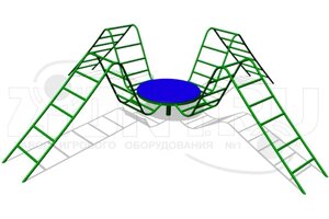 Оборудование для детских площадок АО ЗИОН1 ЭЛ002 Лаз «Паучок»