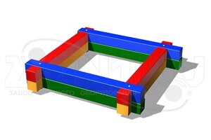 Оборудование для детских площадок АО ЗИОН1 П031 Детская песочница «Городок»