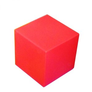 Куб деревянный цветной 400х400х400 мм
