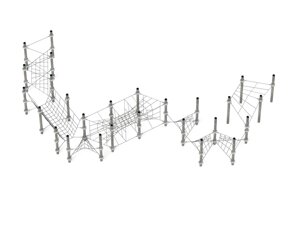 Детская игровая площадка из армированного каната, 370.044