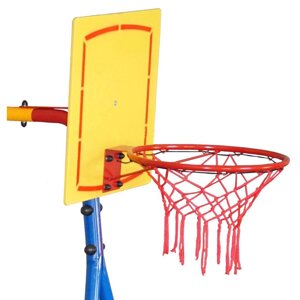 Баскетбольный щит 51*51см с кольцом, для любых спортивно-игровых комплексов