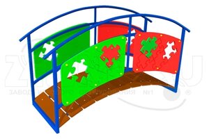 Оборудование для детских площадок АО ЗИОН1 ИМ091 Игровой макет «Мостик-переход»
