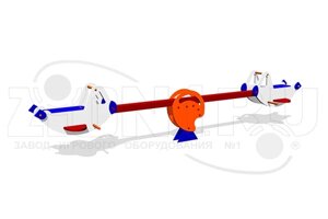 Оборудование для детских площадок АО ЗИОН1 КЧ024 Качалка-балансир «Пилот»