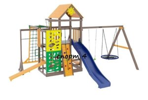 Деревянная детская площадка Спорт 4