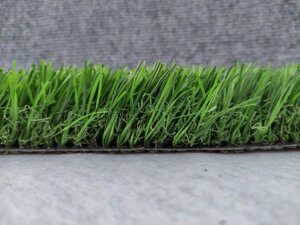 Искусственная трава с высотой ворса 40мм с зеленым подшерстком