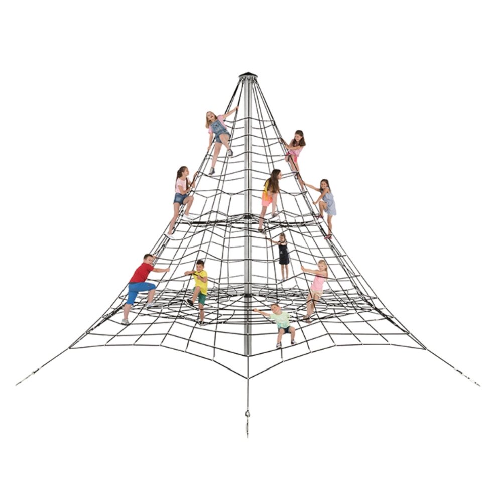 Пирамида из армированного каната, высота 5,5 м от компании ДетямЮга - фото 1
