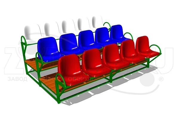 Спортивные элементы АО ЗИОН1 СЭ106 Спортивная трибуна М15 от компании ДетямЮга - фото 1