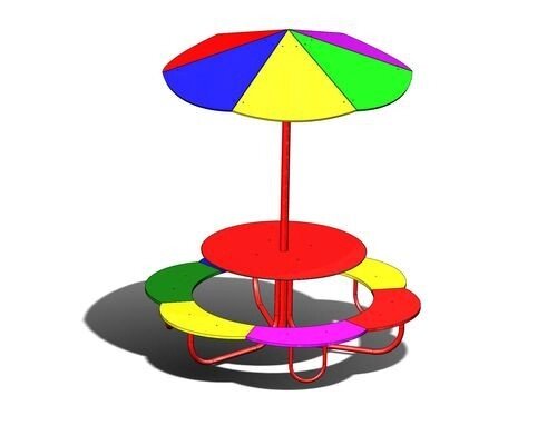 Столик Цветочек с зонтом от компании ДетямЮга - фото 1