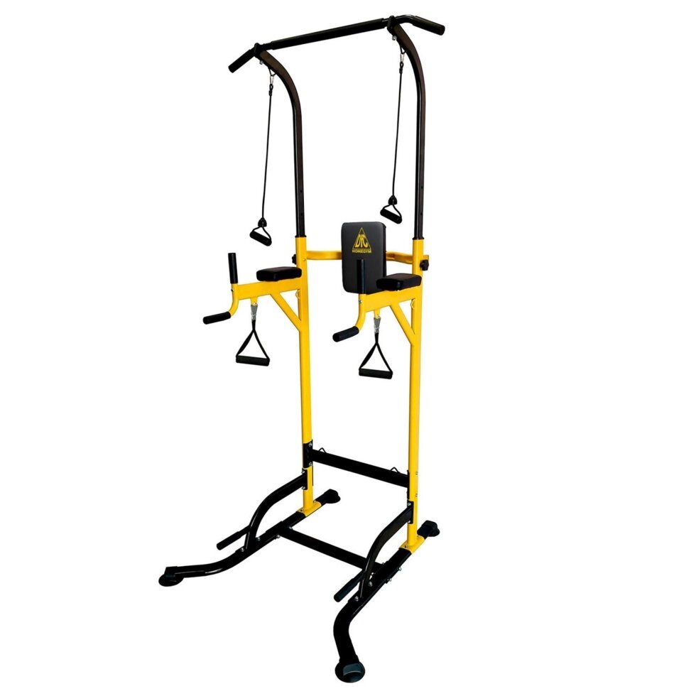 Стойка Турник - брусья Homegym G008Y, 8 в 1, с эспандерами, ручками для отжима, турник регулируемый, до 120кг от компании ДетямЮга - фото 1