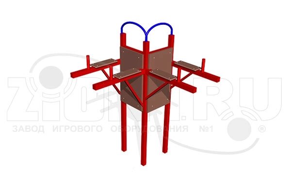 Уличные тренажеры АО ЗИОН1 Т022 Уличный тренажер «МП1» от компании ДетямЮга - фото 1