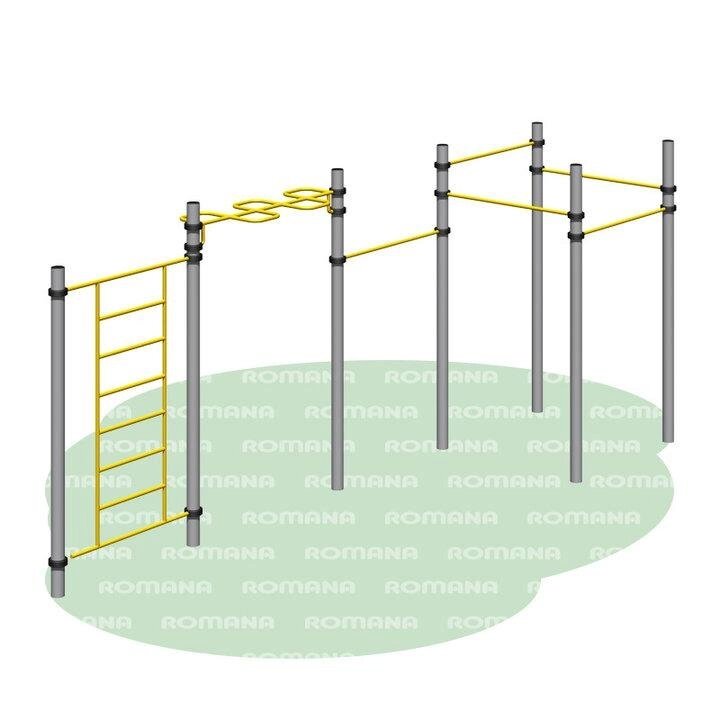 Воркаут уличный Romana 501.32.01 от компании ДетямЮга - фото 1