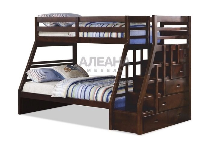 Детская двухъярусная кровать Эрика-2 от компании Мебельный магазин ГОССА - фото 1