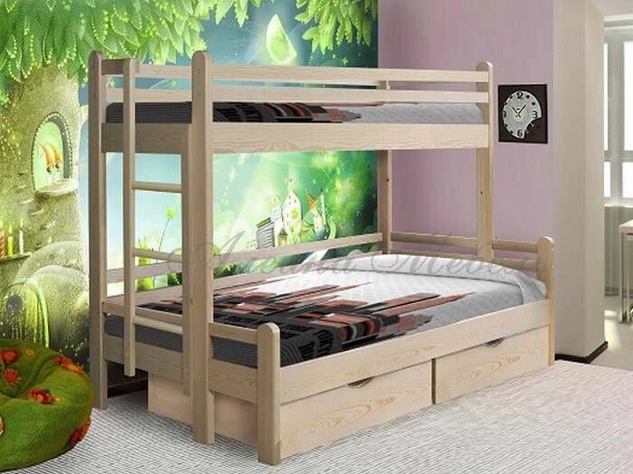 Детская двухъярусная кровать Орленок от компании Мебельный магазин ГОССА - фото 1