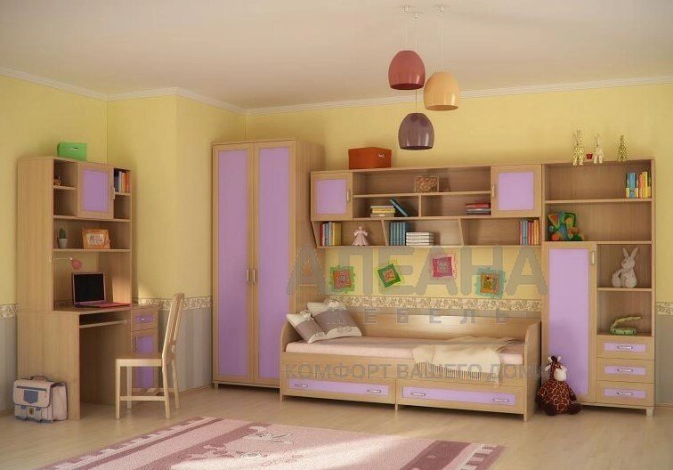 Детская комната Камилла от компании Мебельный магазин ГОССА - фото 1
