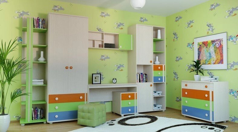 Детская комната МДК 4.13 (комплект 1) от компании Мебельный магазин ГОССА - фото 1