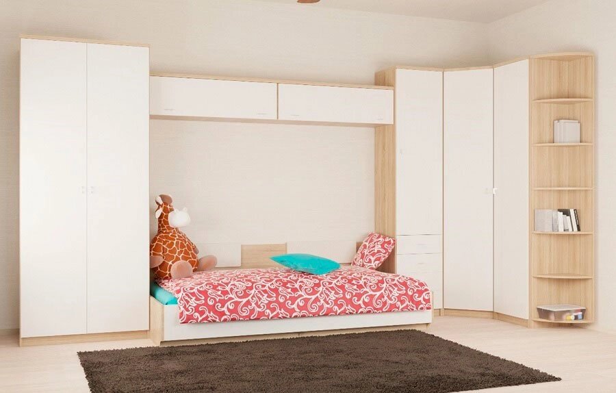 Детская комната Соло (комплект 4) от компании Мебельный магазин ГОССА - фото 1