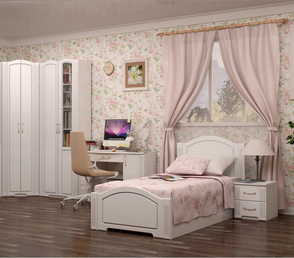 Детская комната Виктория (комплект 1) "Ижмебель" от компании Мебельный магазин ГОССА - фото 1