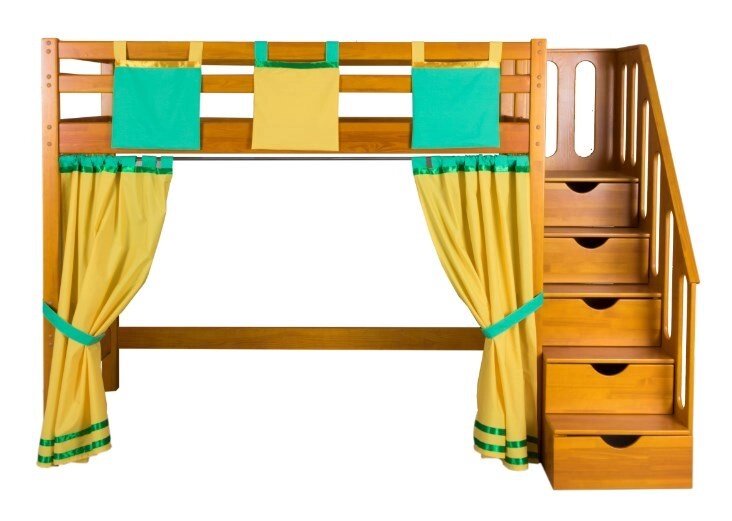 Детская кровать-чердак Непоседа от компании Мебельный магазин ГОССА - фото 1