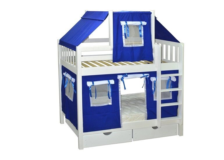 Детская кровать двухъярусная Скворушка-1 от компании Мебельный магазин ГОССА - фото 1