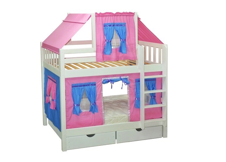 Детская кровать двухъярусная Скворушка от компании Мебельный магазин ГОССА - фото 1