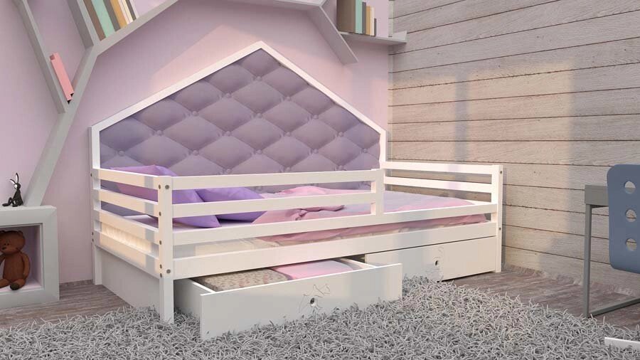 Детская кроватка домик БК-14 от компании Мебельный магазин ГОССА - фото 1