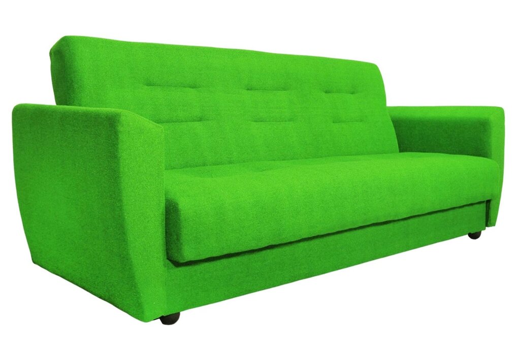 Диван-книжка Лира зеленый от компании Мебельный магазин ГОССА - фото 1