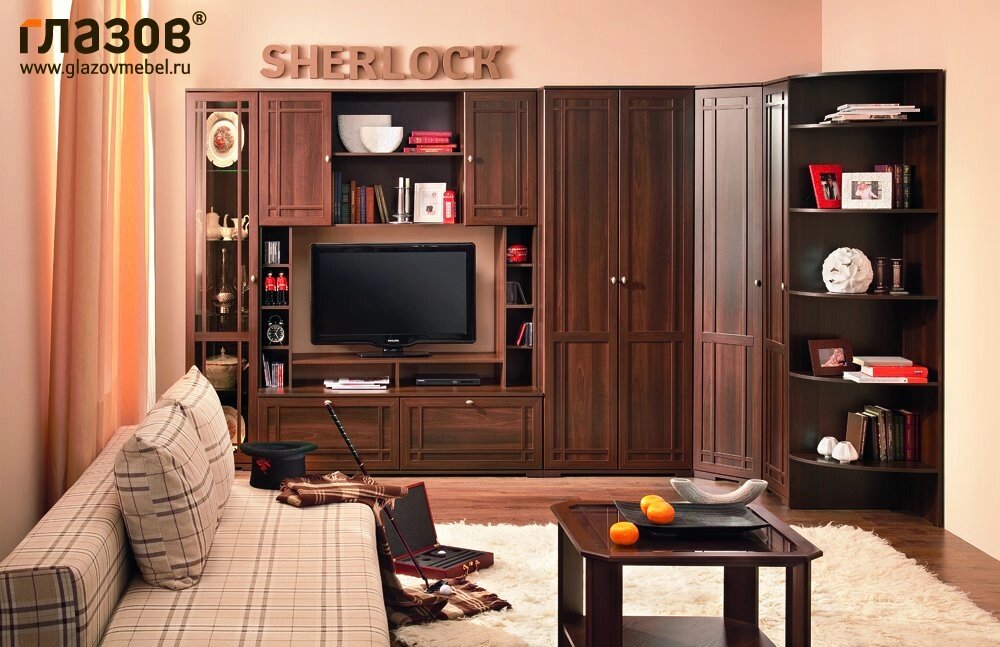 Гостиная Sherlock Шерлок Комплект 3 от компании Мебельный магазин ГОССА - фото 1