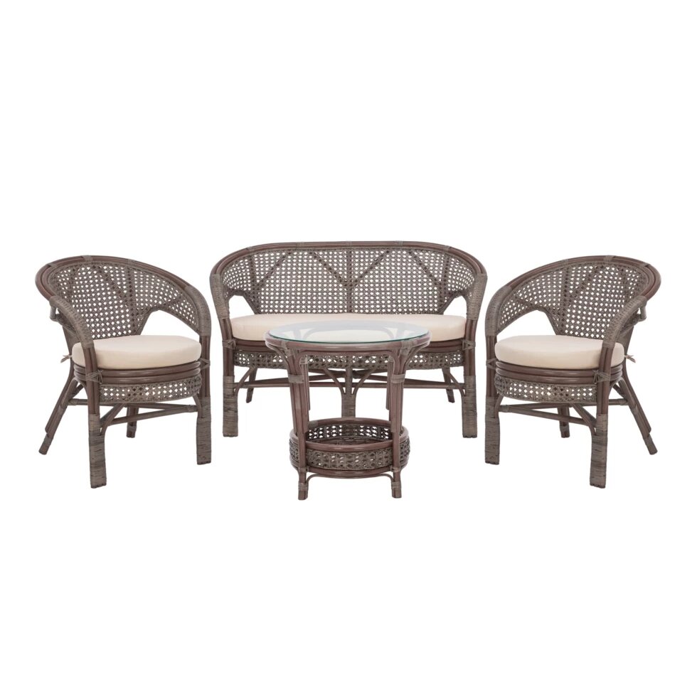 Комплект Pelangi круглый стол от компании Мебельный магазин ГОССА - фото 1