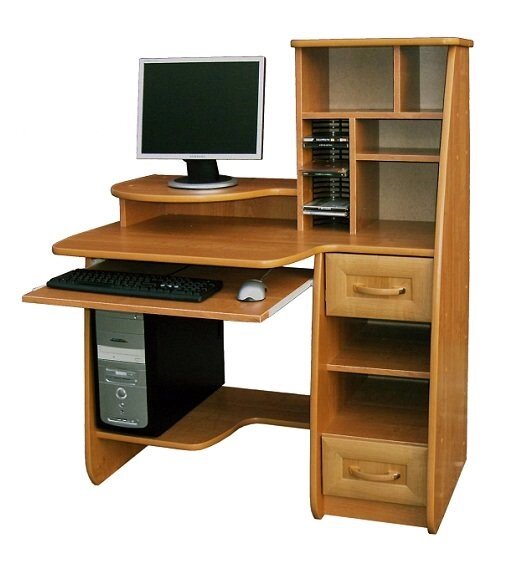 Компьютерный стол Граф от компании Мебельный магазин ГОССА - фото 1