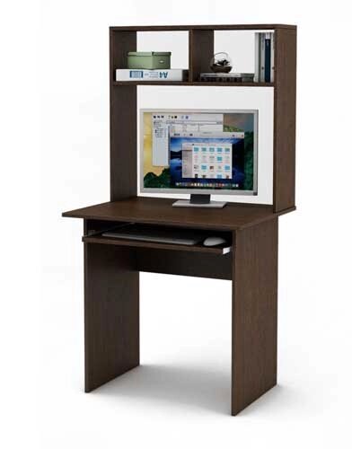 Компьютерный стол Лайт - 1К с надстройкой от компании Мебельный магазин ГОССА - фото 1
