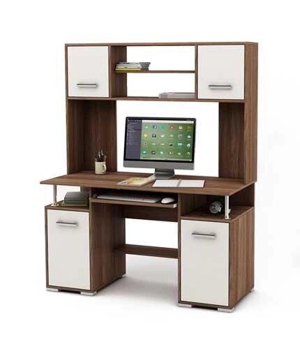 Компьютерный стол с надстройкой Амбер - 17 от компании Мебельный магазин ГОССА - фото 1