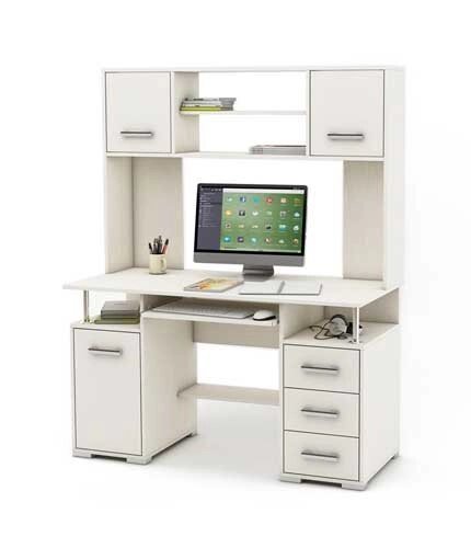 Компьютерный стол с надстройкой Амбер - 18, 19 от компании Мебельный магазин ГОССА - фото 1