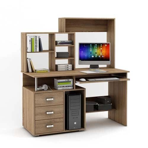 Компьютерный стол с надстройкой Имидж - 61, 62 от компании Мебельный магазин ГОССА - фото 1