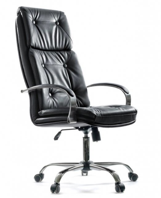 Кресло для работы Надир премиум хром от компании Мебельный магазин ГОССА - фото 1