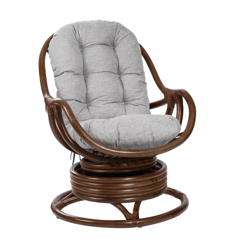 Кресло-качалка KARA с подушкой от компании Мебельный магазин ГОССА - фото 1