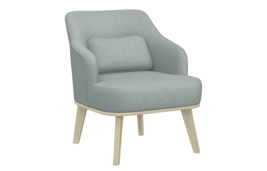 Кресло мягкое Курт, серый от компании Мебельный магазин ГОССА - фото 1