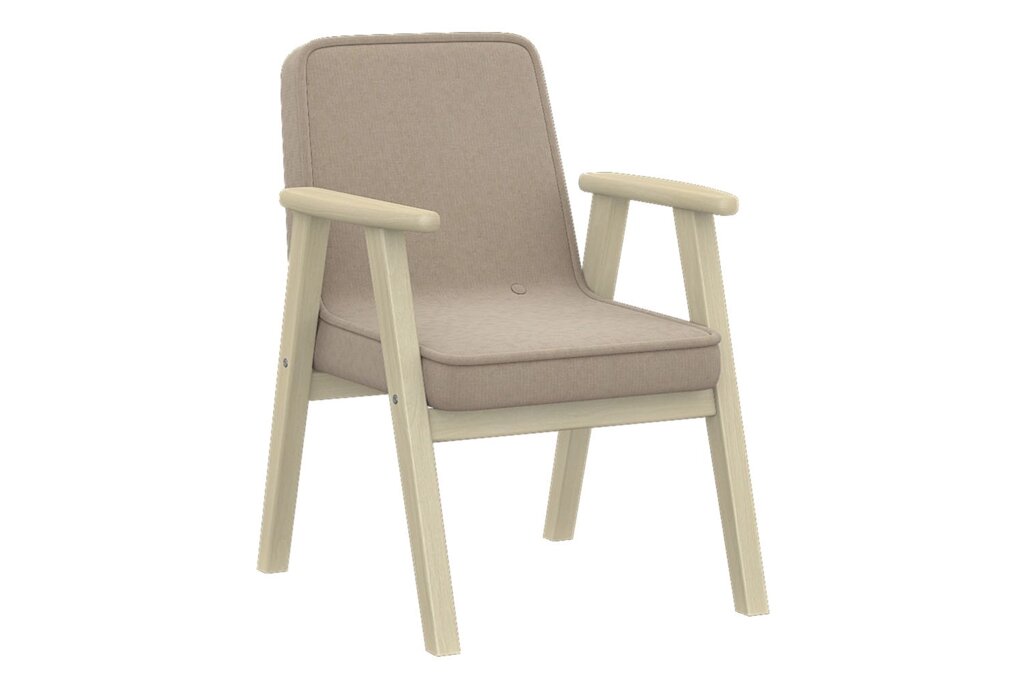 Кресло Сканди, бежевый светлый от компании Мебельный магазин ГОССА - фото 1