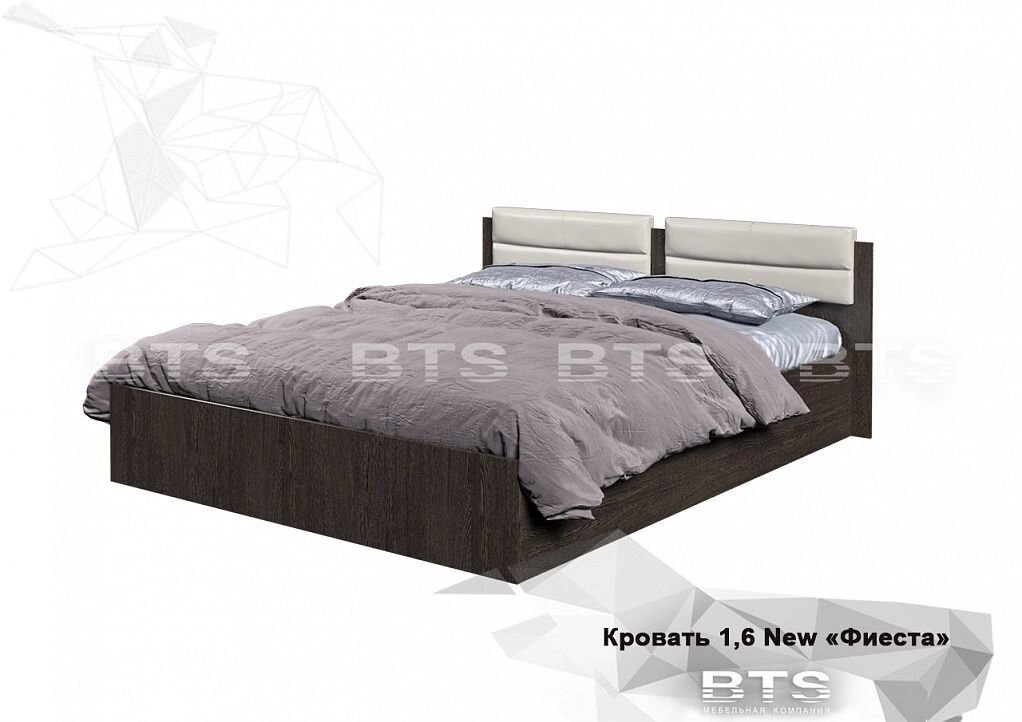 Кровать 1,6 NEW Фиеста от компании Мебельный магазин ГОССА - фото 1