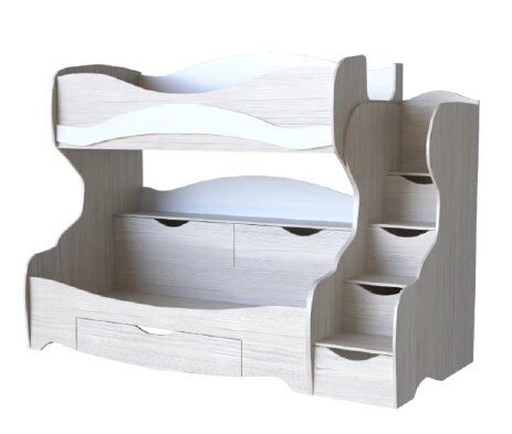 Кровать 2-х ярусная Карамель КА-03 от компании Мебельный магазин ГОССА - фото 1