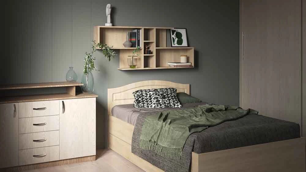 Кровать Арка МДФ от компании Мебельный магазин ГОССА - фото 1